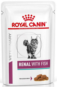 Royal Canin Veterinary Diet Feline Renal with Fish Wet Cat Food 85g