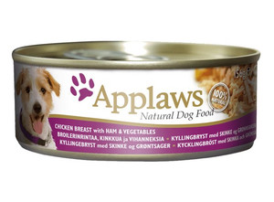 Applaws Dog Food Chicken Breast with Ham & Vegetables Tin 156g