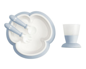 BABYBJÖRN Baby Feeding Set - Powder Blue