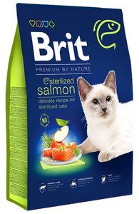 Brit Premium By Nature Cat Sterilized Salmon Dry Food 1.5kg