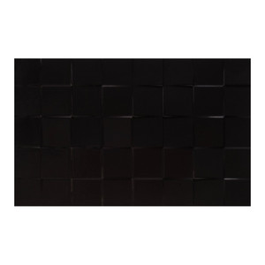 Decorative Tile Alexandrina Cersanit 25 x 40 cm, black, 1.2 m2