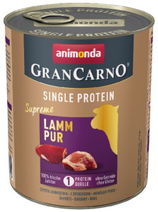 Animonda GranCarno Single Protein Pure Lamb Dog Wet Food 800g