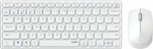 RAPOO Keyboard and Mouse Set 9600M, white