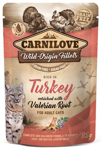 Carnilove Cat Food Turkey & Valerian Root 85g