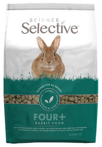 Science Selective Rabbit Four+ Food 1.5kg