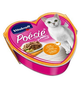 Vitakraft Poesie Sauce Cat Food  Turkey with Cheese 85g