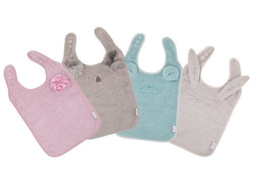 Bo Jungle B-Bib Ecological Koala Grey