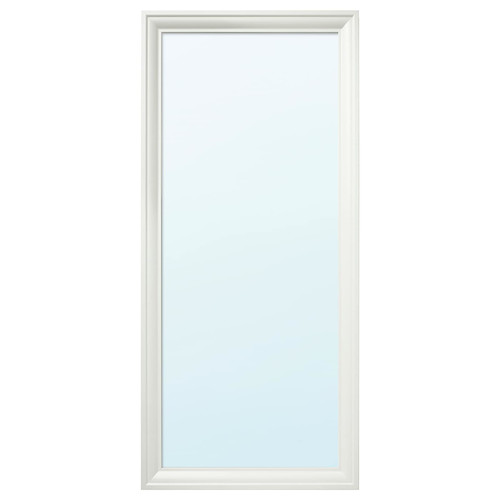 TOFTBYN Mirror, white, 75x165 cm