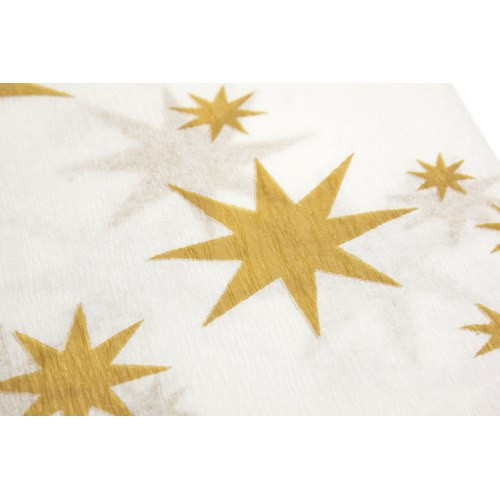 Crepe Paper 50x200cm 10pcs, stars
