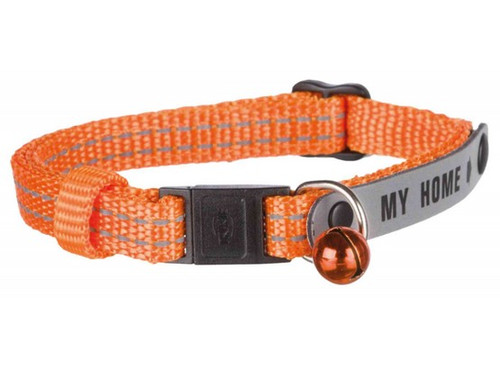 Trixie Nylon Collar for Cats with Address Label, 1pc, random colours