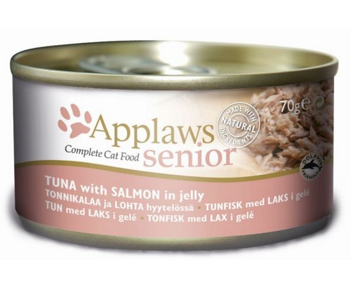 Applaws Complete Cat Food Senior Tuna with Salmon in Jelly 70g
