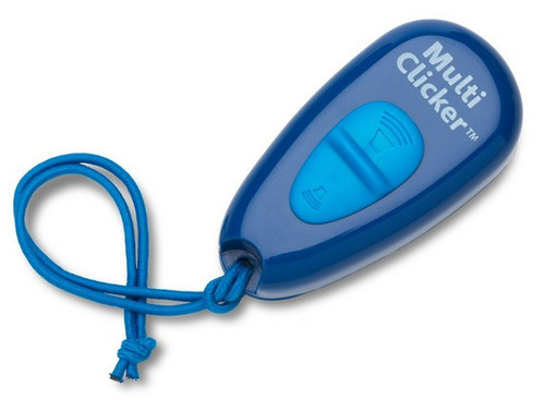 Clix Multi-Clicker Dog Training Aid, blue