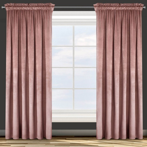 Curtain Rosa 135x300 cm, dark pink