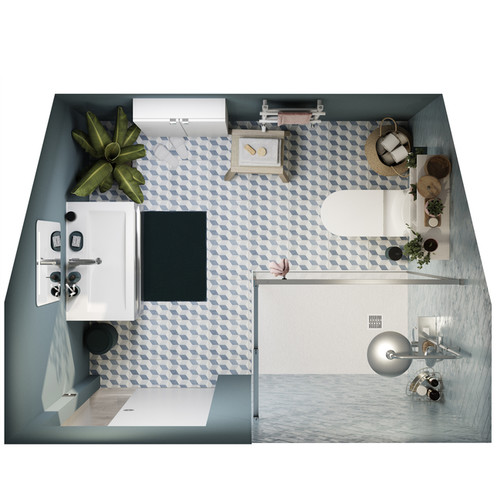 GoodHome Shower Tray Douro, rectangular, 120x80 cm, white