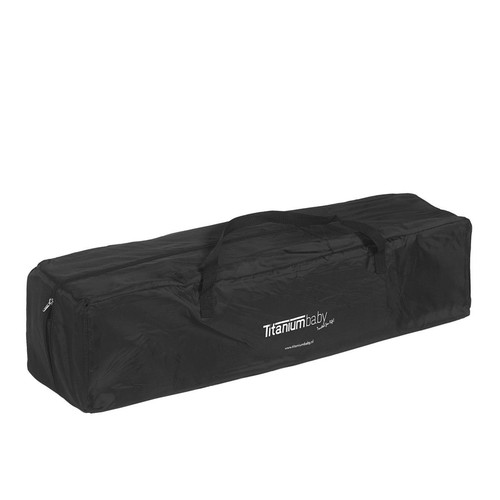 Travel Cot, black/grey