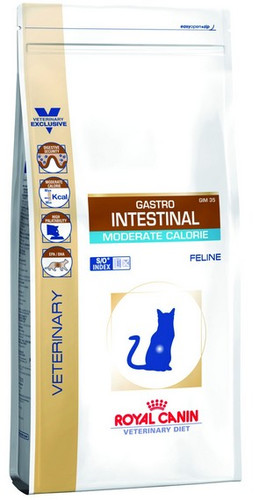 Royal Canin Veterinary Diet Gastrointestinal Moderate Calorie Dry Cat Food 400g