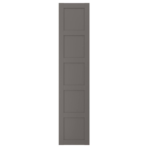 BERGSBO Door, dark grey, 50x229 cm