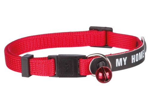 Trixie Cat Collar with Address Tag, 1pc, assorted colours