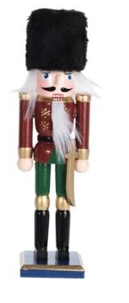 Nutcracker Christmas Decoration Luke 18cm, fluffy