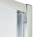 Shower Sliding Door Onega 100 cm, chrome/transparent