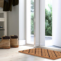 SNABBKÖP Door mat, natural colour/black, 40x60 cm