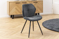 Upholstered Chair Petri, anthracite