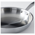 SENSUELL Frying pan, stainless steel, grey, 28 cm