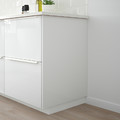 FÖRBÄTTRA Cover panel, high-gloss white, 39x86 cm