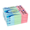 Sticky Notes 50x40mm 3 Colours x 100 Sheets, 12-pack