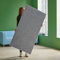 SIDORNA Room divider, grey, 80x150 cm