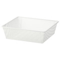 JONAXEL Mesh basket, white, 50x51x15 cm