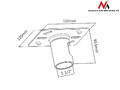 MacLEan Plate for Mounting a TV Holder 50kg MC-706