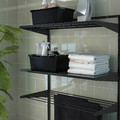 BOAXEL Drying rack, anthracite, 80x40 cm