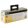 Diall LED Bulb GU10 4.5W 345lm, 3 pack