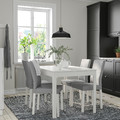 KÄTTIL Chair, white/Knisa light grey