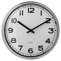 PUGG Wall clock, low-voltage/stainless steel, 32 cm