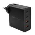 Qoltec Wall Charger EU Plug GaN POWER PRO 2xUSB C, 2xUSB, 130W