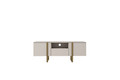 TV Cabinet Verica 150 cm, cashmere/gold legs