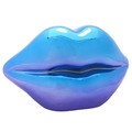 Decoration Lips, blue-purple