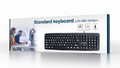 Gembird Wired Standard Keyboard USB with Big Letters