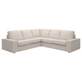 KIVIK Corner sofa, 4-seat, Tresund light beige