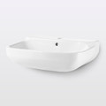 Wall-Mounted Basin GoodHome Teesta 40x56cm, white