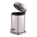 GoodHome Bathroom Waste Bin Korana 5l, chrome