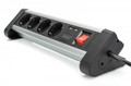 Digitus Office Socket Strip 4-way EU-type with 2x USB ports