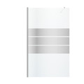 GoodHome Walk-in Shower Panel Beloya 120cm, chrome/mirror glass