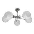 Pendant Lamp Raul 5 x 40W E14, chrome/white