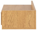 Wall-mounted Bedside Table Ashlan II, oak