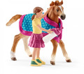Schleich Foal with Blanket 3+