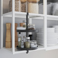 ENHET Wall storage combination, white, oak effect, 40x15x150 cm