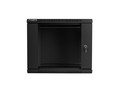 Lanberg Wall-mounted Rack 19'' 9U 600X450mm, black